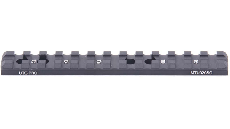 UTG Pro Model 500 Shotgun Picatinny Rail Mount, Black, MTU029SG