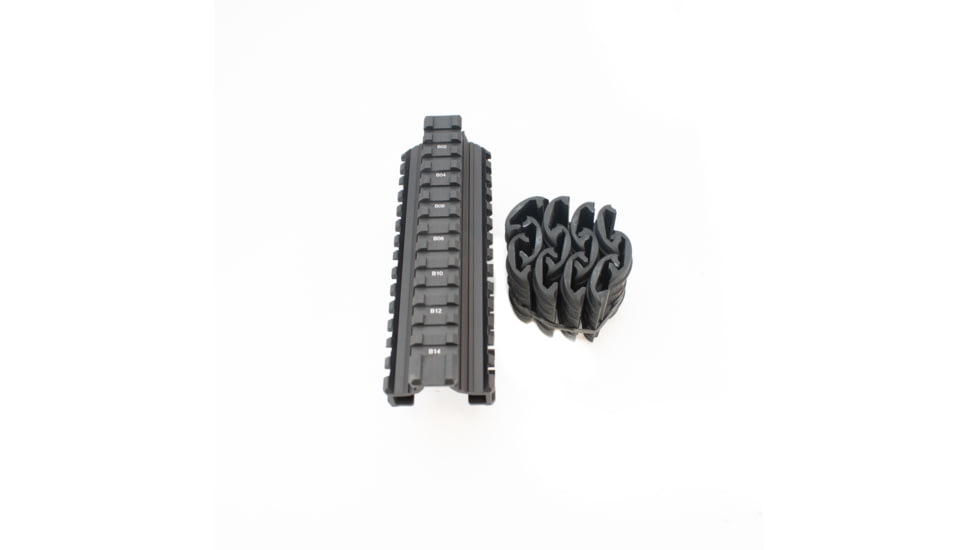 UTG Pro Universal AK47 Quad Rail Handguard, Black, MTU009