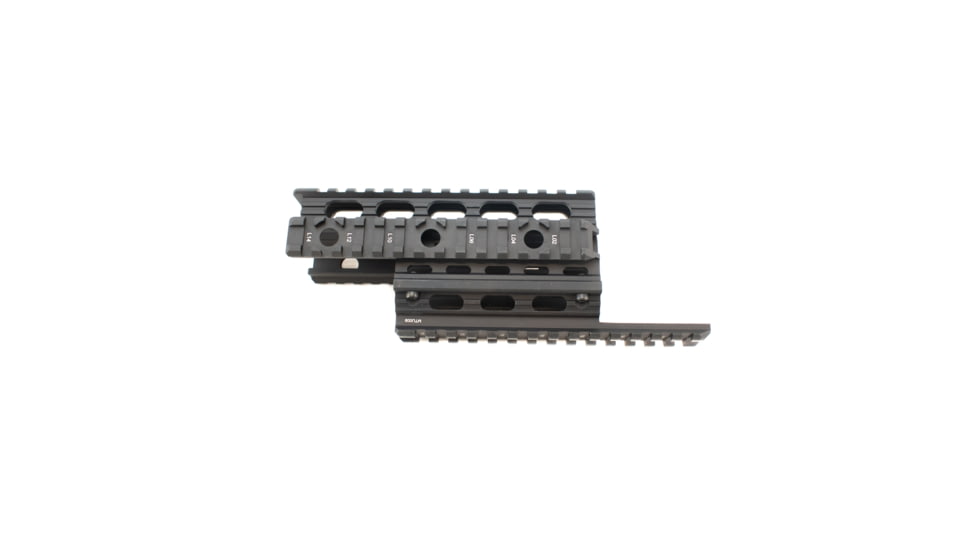 UTG Pro Universal AK47 Quad Rail Handguard, Black, MTU009
