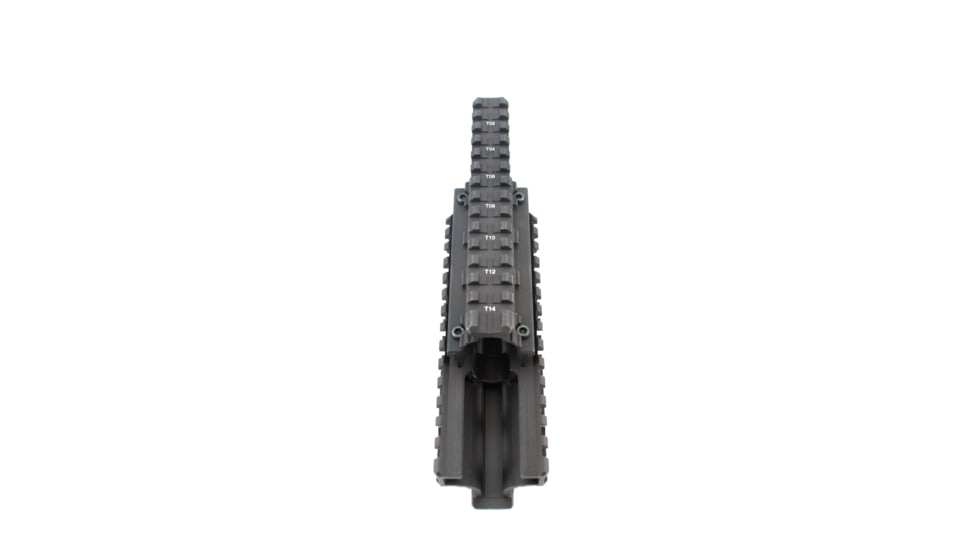 UTG Pro Universal AK47 Quad Rail Handguard, Black, MTU009