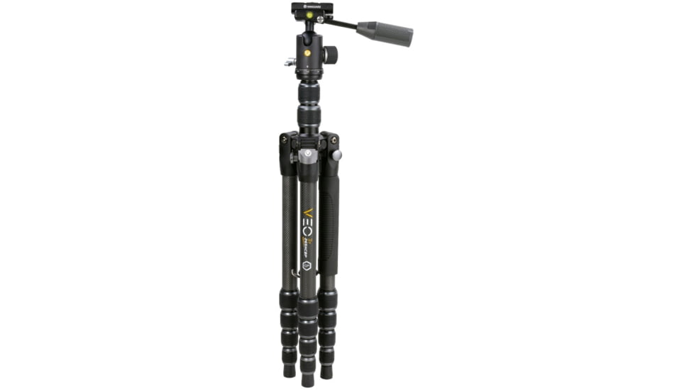 Vanguard 265HCPB 4 in 1 Tripod w/ Ball Head, Pan Handle, Monopod, Black, VEO3T265HCBP