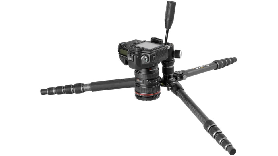 Vanguard 265HCPB 4 in 1 Tripod w/ Ball Head, Pan Handle, Monopod, Black, VEO3T265HCBP