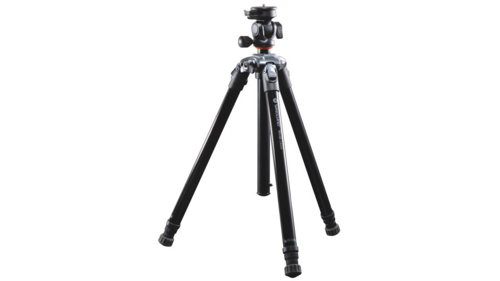 Vanguard Nivelo 244BK Black Compact Tripod, Black 340287