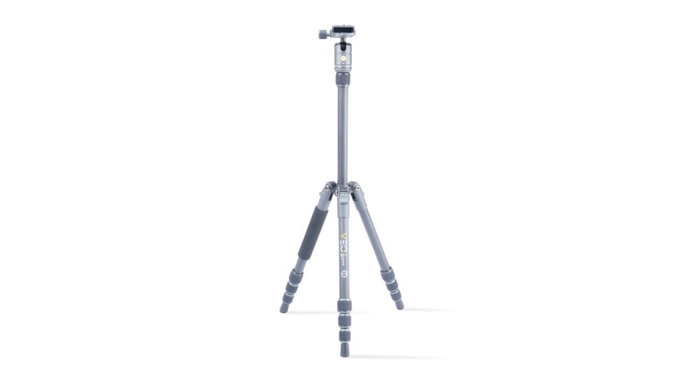 Vanguard VEO 2 GO 204CB Carbon Fiber Travel Tripod Kit w/ T-45 Ball Head, Black, VEO2GO204CB