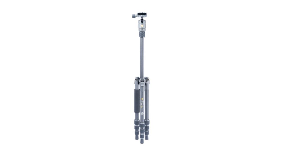 Vanguard VEO 2 GO 204CB Carbon Fiber Travel Tripod Kit w/ T-45 Ball Head, Black, VEO2GO204CB