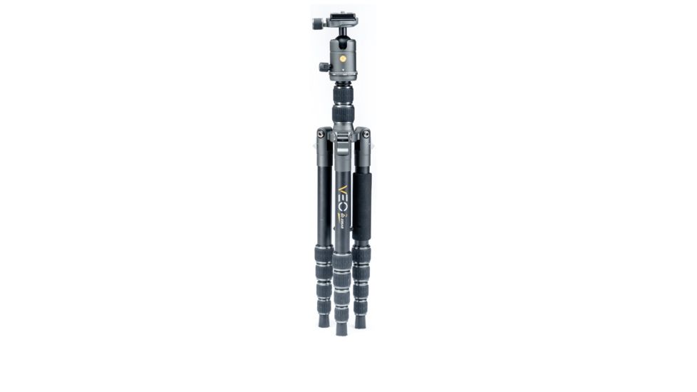 Vanguard VEO 2 GO 235AB Aluminium Travel Tripod Kit w/ T-50 Ball Head, Black VEO2GO235AB