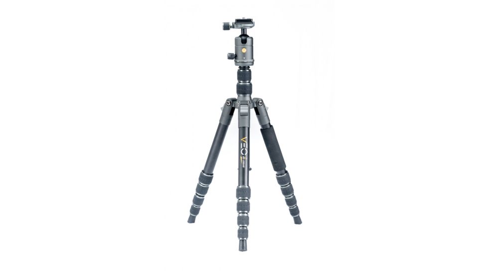 Vanguard VEO 2 GO 235AB Aluminium Travel Tripod Kit w/ T-50 Ball Head, Black VEO2GO235AB