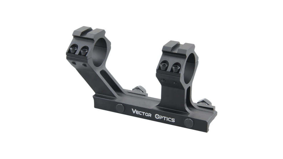 Vector Optics 25.4mm 1in One Piece Cantilever Tactical Mount Extremely High Picatinny, Black, SCTM-62