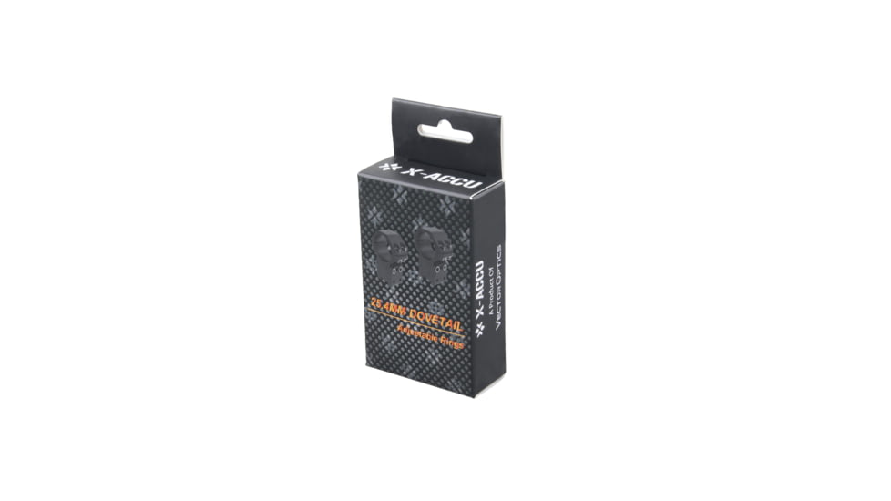 Vector Optics 25.4mm Adjustable Rings, Dovetail, Black, XASR-2515