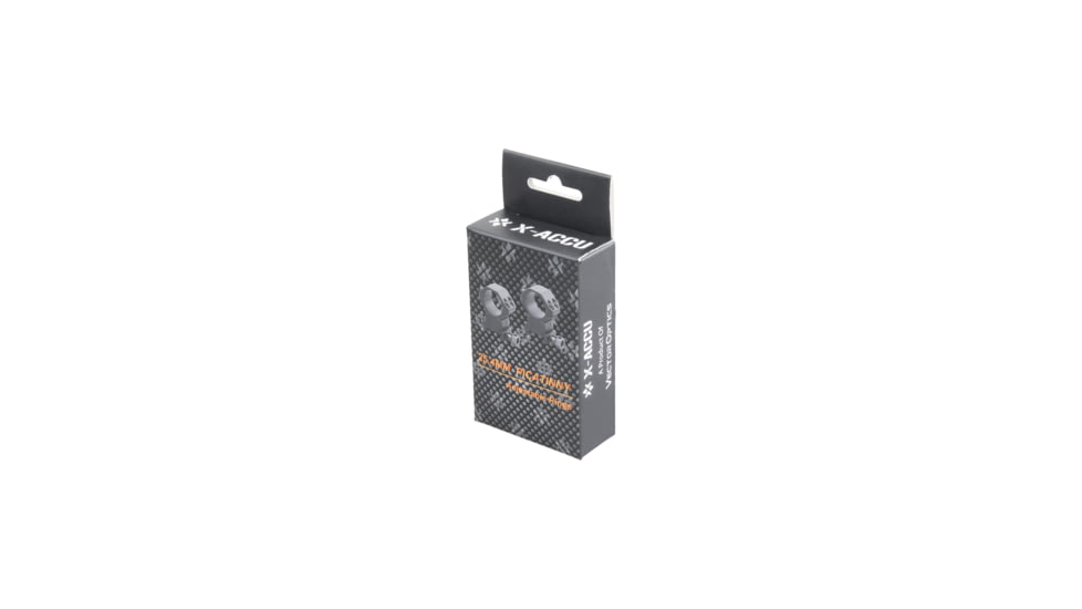 Vector Optics 25.4mm Adjustable Rings, Picatinny, Black, XASR-2510