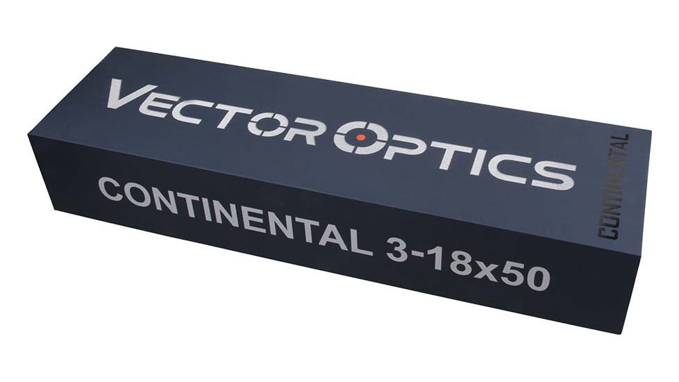 Vector Optics Continental x6 3-18x50 CDM Hunting Riflescope, 30mm Tube, 0192687279043