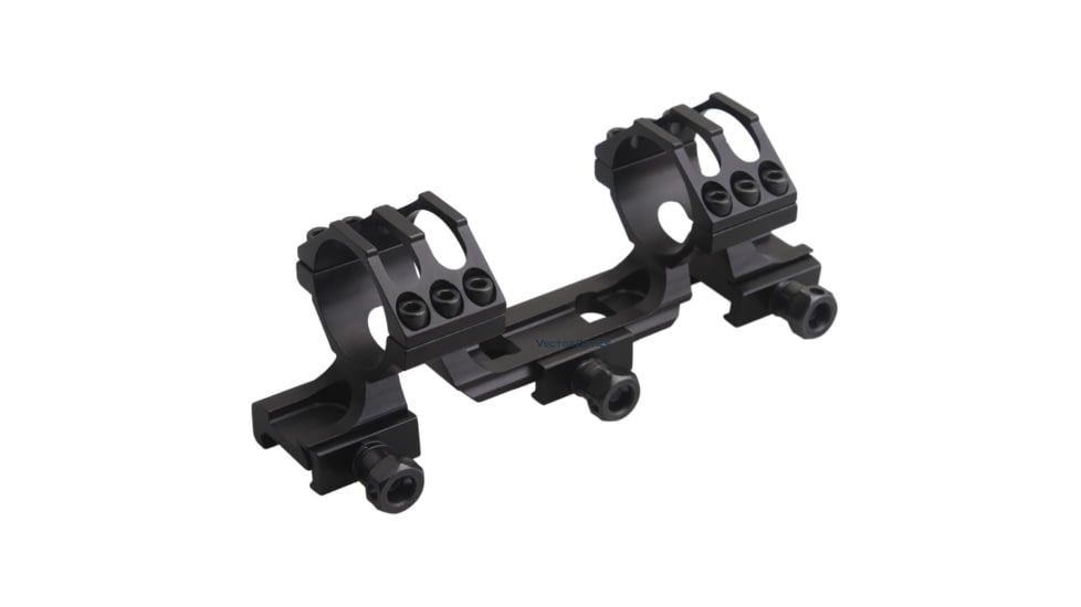 Vector Optics OP Skeletonized Scope Mount, 30mm Tube, Picatinny, 1.25in Height, 20 MOA, 6063-T6, Black, SCTM-39
