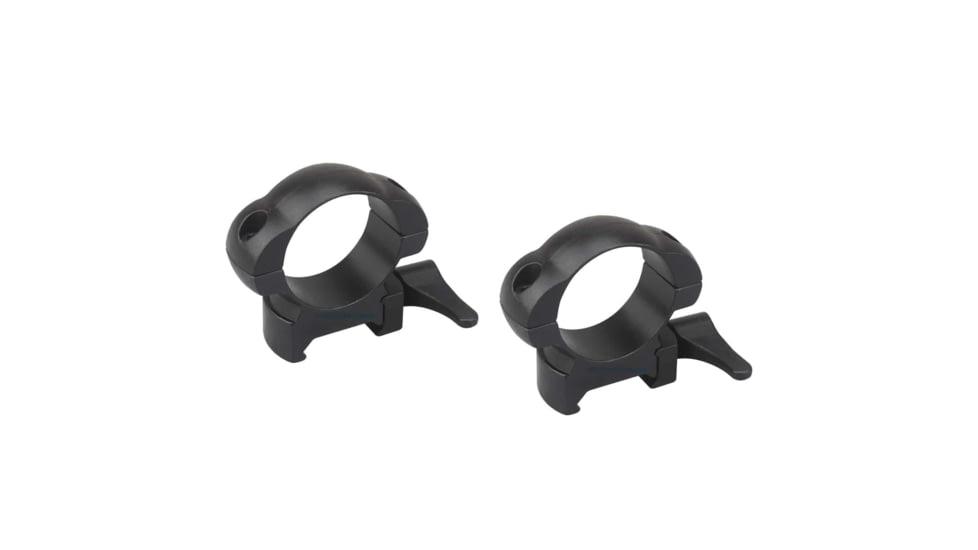 Vector Optics Quick-Release Rifle Scope Rings, 30mm Tube, Picatinny/ Weaver, 21mm Height, 45 Steel, Black, SCSR-05