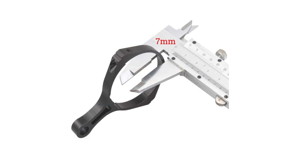 Vector Optics Rifle Scope Throw Lever, 44mm Inner Diameter, 42-48mm Tubes, Aluminum, Matte, Black, SCOT-57FF