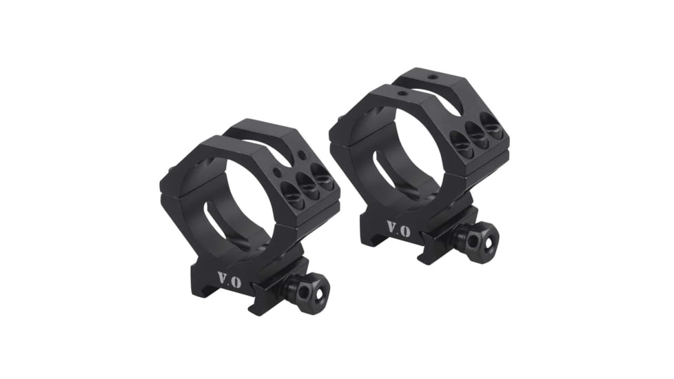 Vector Optics Tactical Rifle Scope Rings, 35mm Tube, Picatinny, 28mm Height, 6061-T6, Matte, Black, SCTM-30, EDEMO2