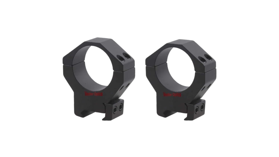 Vector Optics Tactical Rifle Scope Rings, 35mm Tube, Picatinny, 32mm Height, 6061-T6, Matte, Black, SCTM-06A