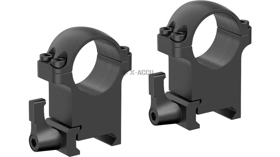 Vector Optics Steel Weaver Quick Release Medium Profile Rings, 1.25 in