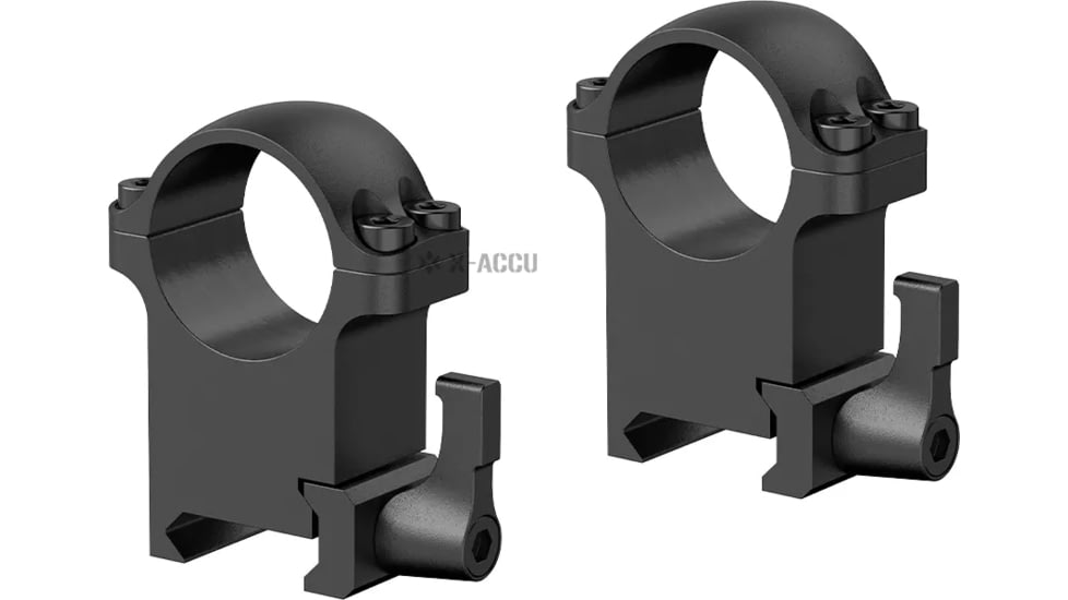 Vector Optics Steel Weaver Quick Release Medium Profile Rings, 1.25 in