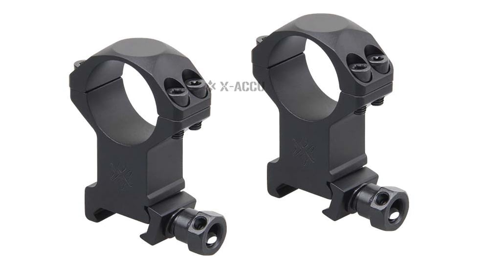 Vector Optics X-Accu 25.4mm Picatinny Rings, 1.4in, Chorme, XASR-2503