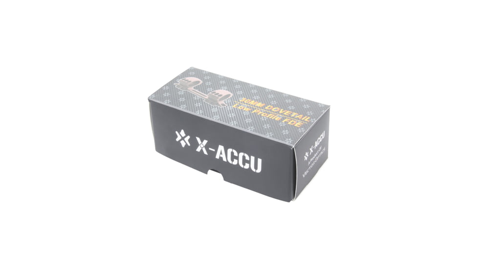 Vector Optics X-ACCU 34mm Adjustable Elevation Dovetail Rings, Black, XASR-3055