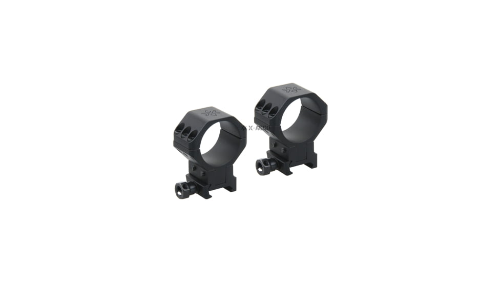 Vector Optics X-Accu 34mm Adjustable Elevation Picatinny Rings, 1913 Picatinny Mount, Black Matte, Chorme, XASR-3050