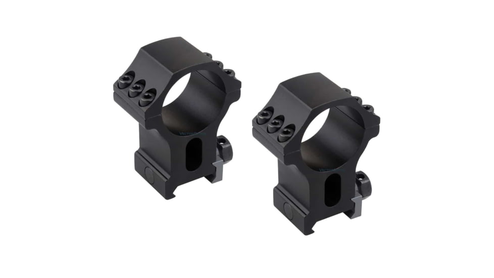 Vector Optics X-Accu Rifle Scope Rings, 30mm Tube, Picatinny, 1.5in Height, 6061-T6, Matte, Black, SCTM-35