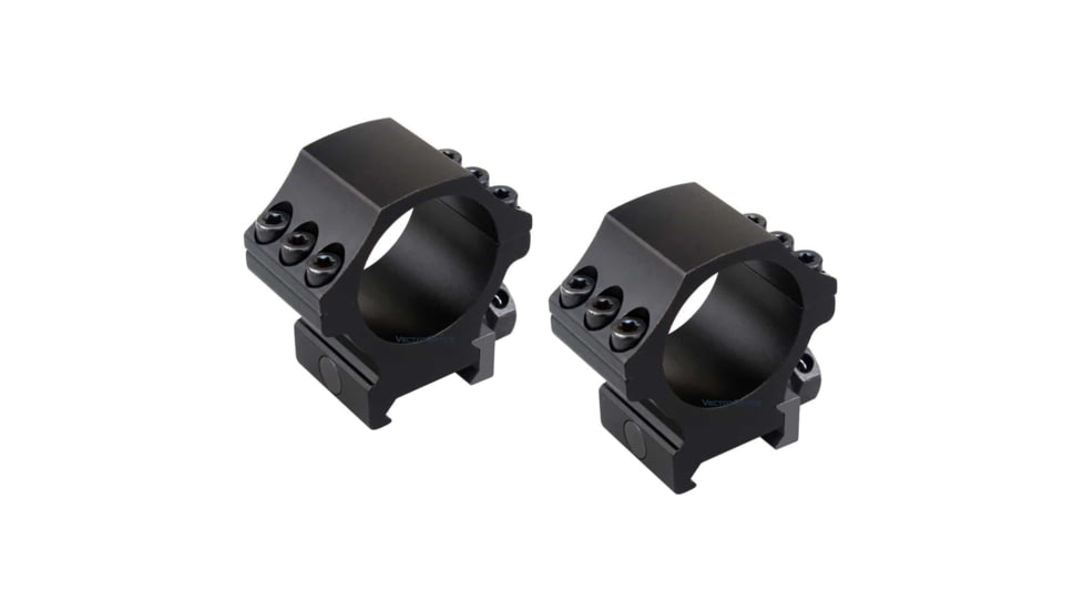 Vector Optics X-Accu Rifle Scope Rings, 30mm Tube, Picatinny, 1in Height, 6061-T6, Matte, Black, SCTM-33