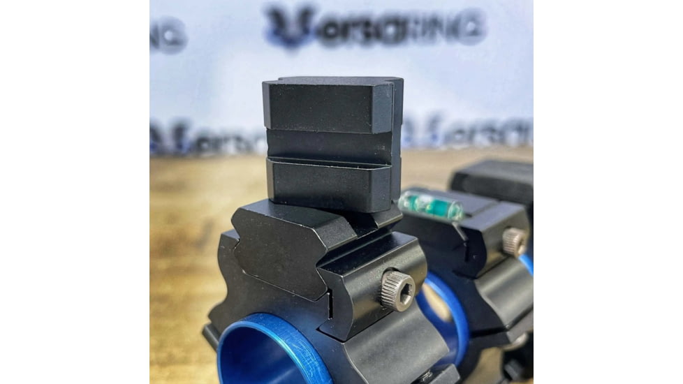 Versaring 1in Horizontal Rifle Scope Ring, Black Matte, H1