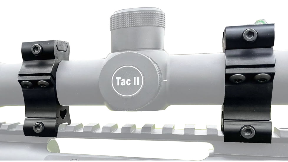 Versaring 1in Horizontal Rifle Scope Ring, Black Matte, H1