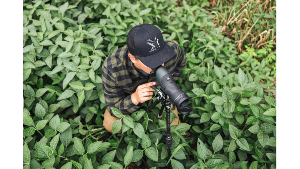 Vortex Crossfire HD 12-36x50 Spotting Scope, Straight, Green, CF-50S