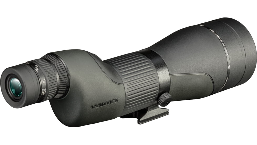 Vortex Crossfire HD 20-60x80 Spotting Scope, Straight, Green, CF-80S