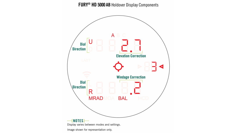 EDEMO Vortex Fury HD 5000 10x42mm Laser Rangefinding Roof Prism Binocular w/AB, Rubber, Green, 8.125x5x5.8, LRF302, EDEMO1