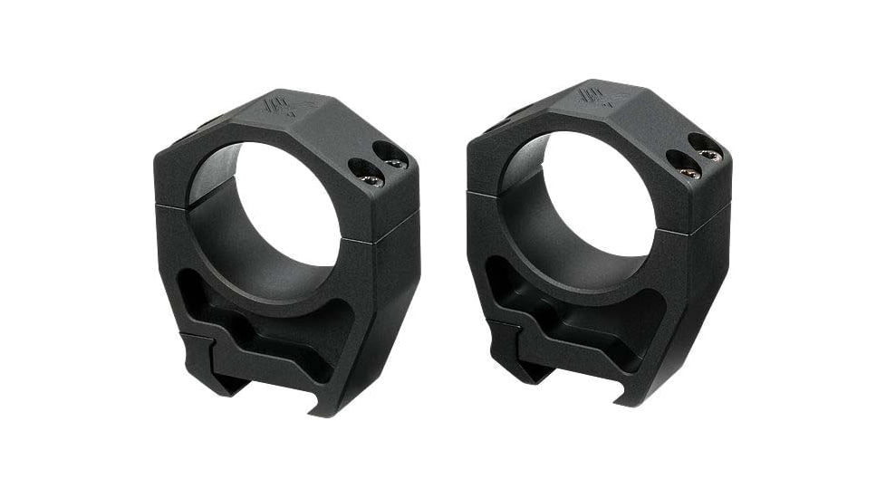 Vortex Precision Matched Rifle Scope Rings, 34 mm Tube, 1.45 in, Black, PMR-34-145