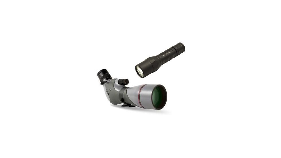 Vortex Razor HD 20-60x85 Angled Spotting Scope w/ Surefire 6PX Tactical LED Flashlight 