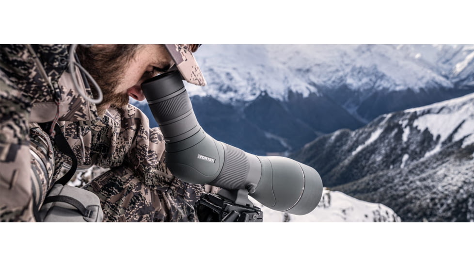 Vortex Razor HD 27-60x85 Spotting Scope, Angled, 85mm, Green, RS-85A