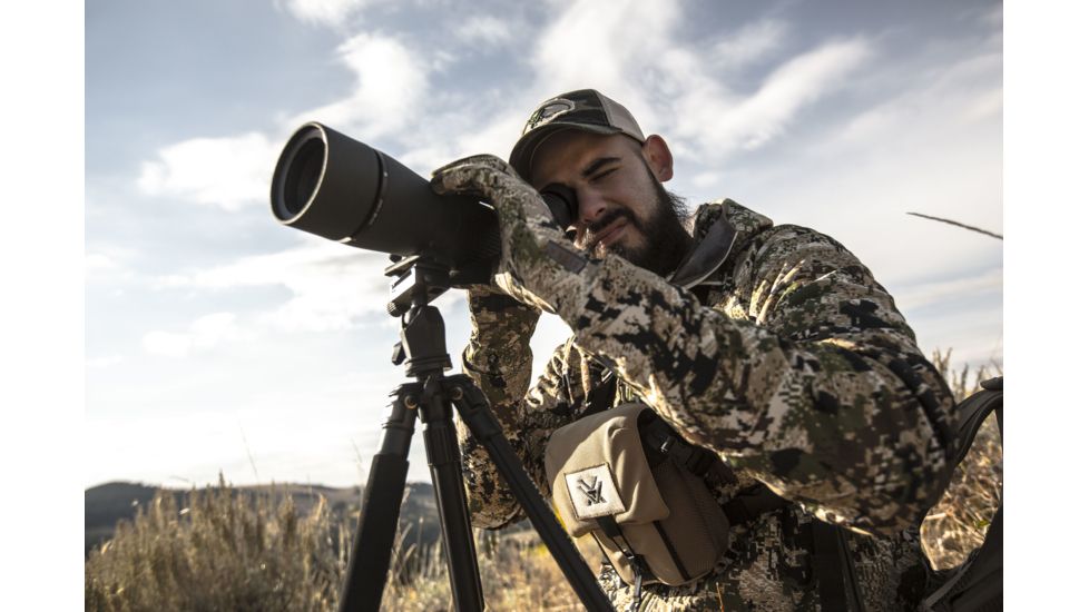 Vortex Viper HD 20-60x80mm Straight Spotting Scope, Green, VPR-80S-HD