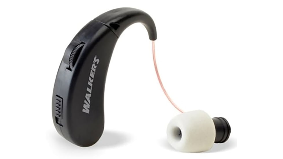 Walkers Rechargeable Ultra Ear BTE Hearing Enhancer, 22 dB NRR, Black, 2 Pack, GWP-RCHUE-2PK