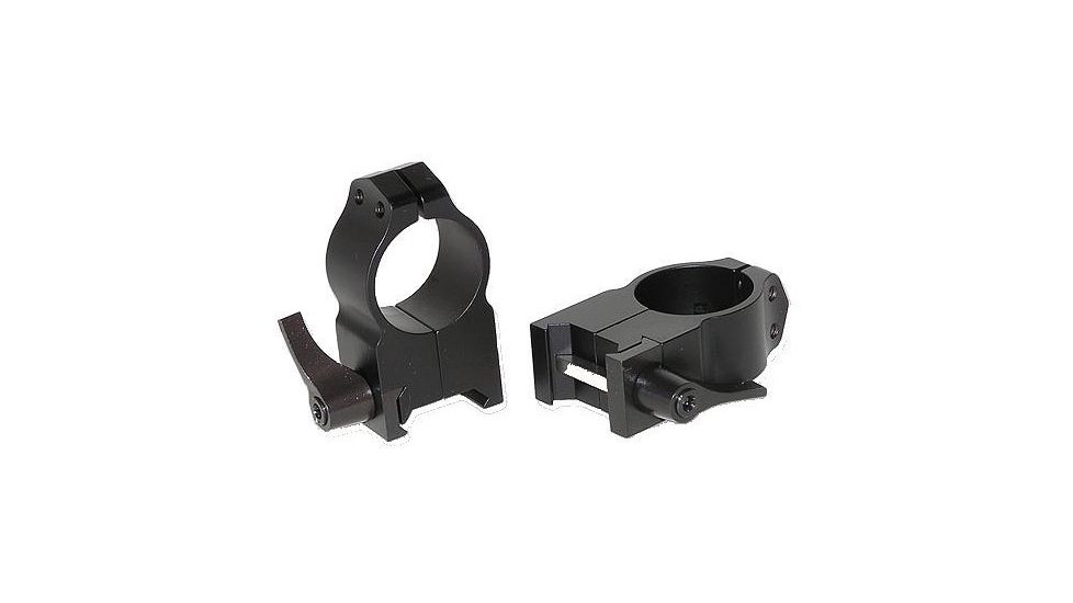 Warne 1&quot; Extra High Matte Quick Detach Rings 203LS