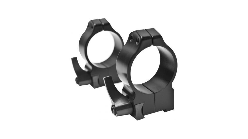 Warne 30mm QD Gloss Med .22 Rings, Gloss, small 731LG
