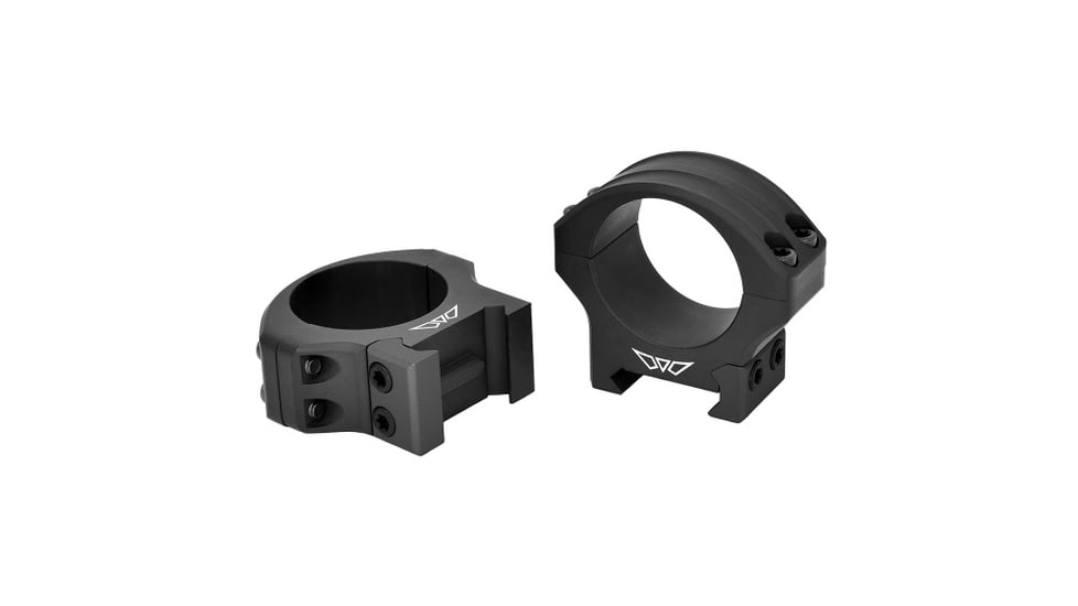 USED, Warne Hyperlite Rings, Matte Black, 34 mm, Low, 8520M