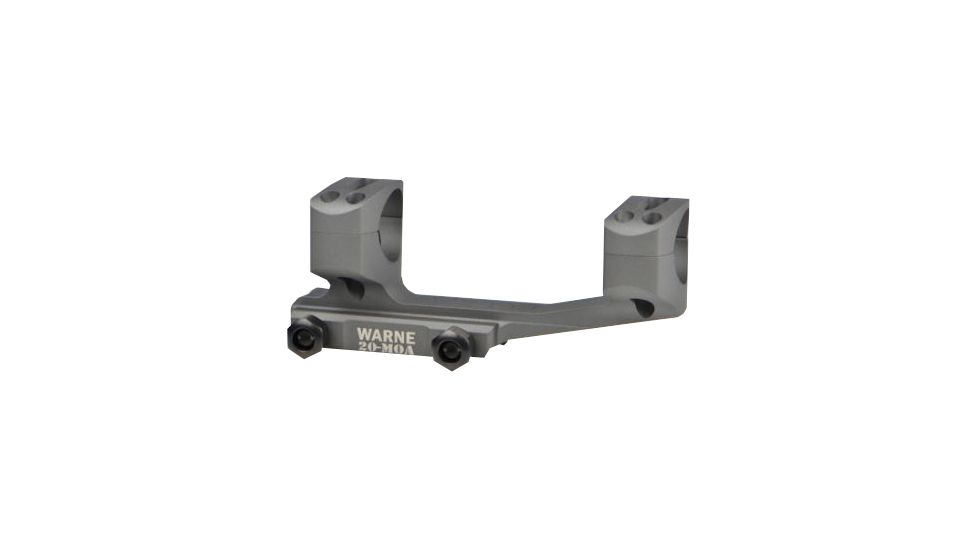 Warne Extended Skeletonized 30mm MSR Mount,20MOA,Tactical Gray LRSKEL30TG