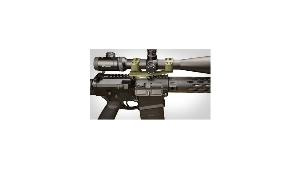 Warne Gen 2 Extended Skeletonized 30mm MSR Mount, Mil-Spec OD Green, XSKEL30OD