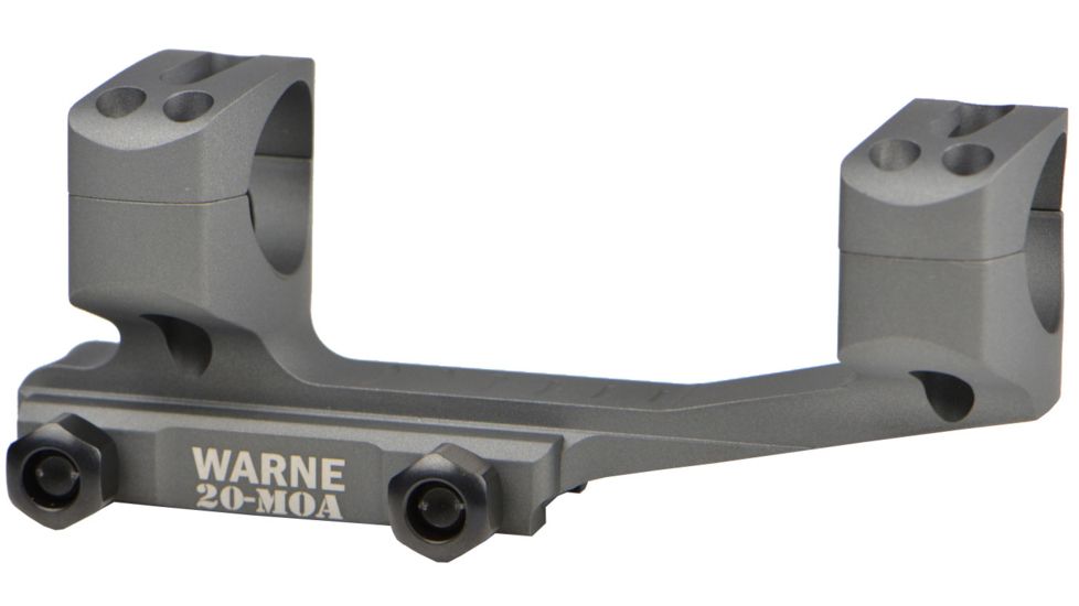 Warne Gen 2 Extended Skeletonized 30mm MSR Mount, Tactical Gray, XSKEL30TG