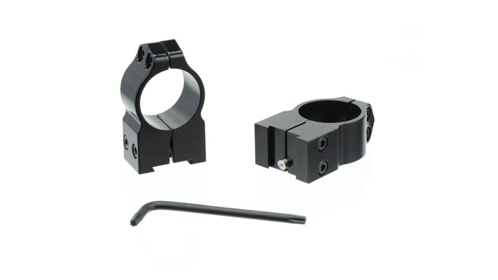 Warne Maxima Steel Rings, 1in, Tikka Grooved Receiver, PA, High - Matte 2TM