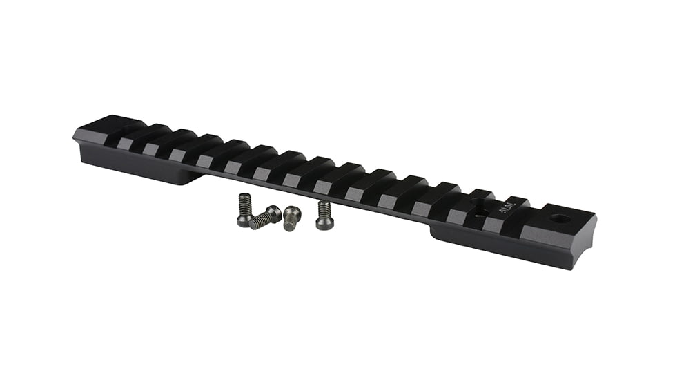 Warne Weatherby Mark V Standard 6 lug Mountain Tech Tactical Rail, 20MOA, Black, 7653-20MOA