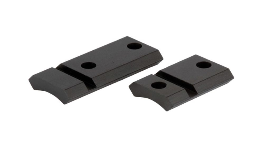 Warne Maxima 2 pc. Steel Base w/ Front Extension for Savage Accu-Trigger - Center Fire, Round Receiver- Matte Black