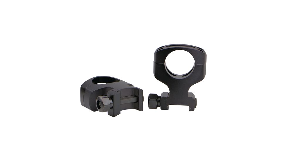 Warne MSR Flat Top Rings, 1 Inch Tactical Nut, 2 Piece Matte A430M