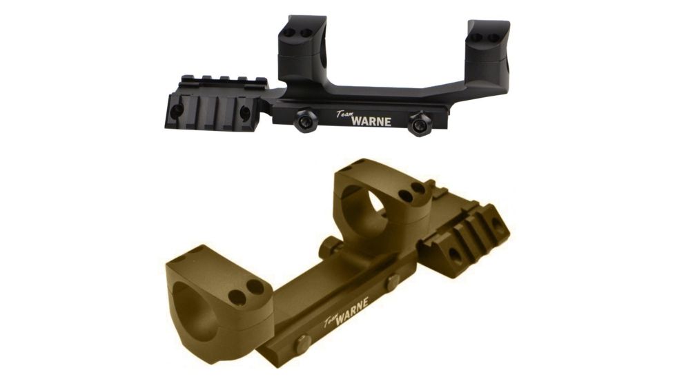 Warne RAMP Rapid Acquisition Multi-sight Platform Tactical Scope Mount, Black, Dark Earth