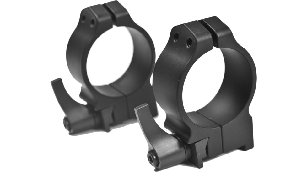 Warne Maxima Steel Rings, 30mm, Ruger #1, MINI 14-30 Grooved Receiver, QD, Medium - Matte 14RM