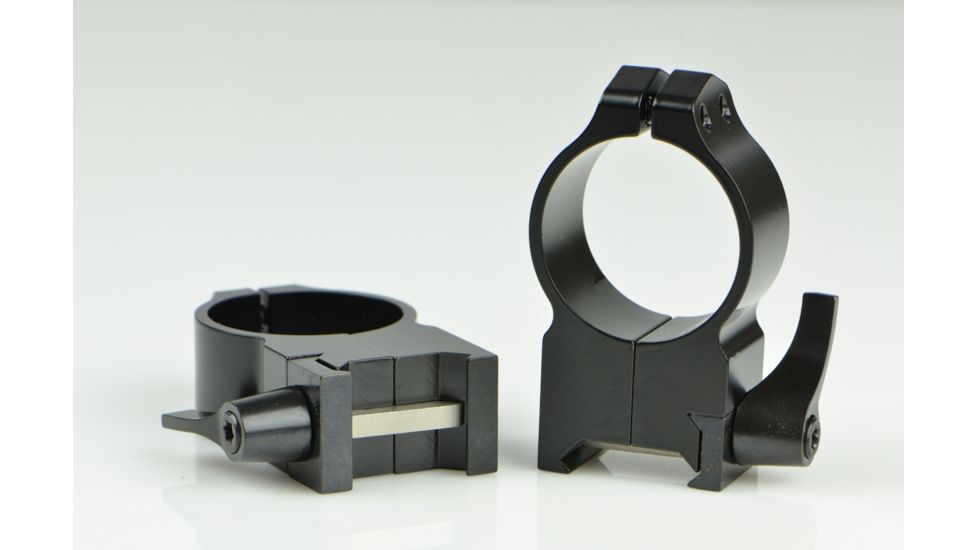 Warne Maxima Steel Rings, 30mm, Weaver/Picatinny, QD, Extra High - Matte 216LM